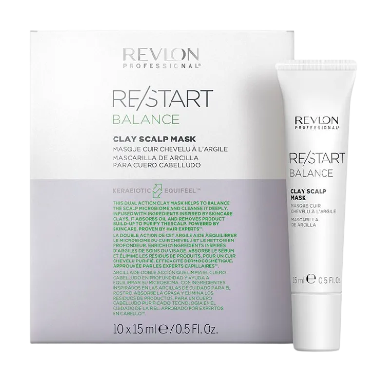 Revlon Restart Balance Clay Scalp Mask (10x15 ml)