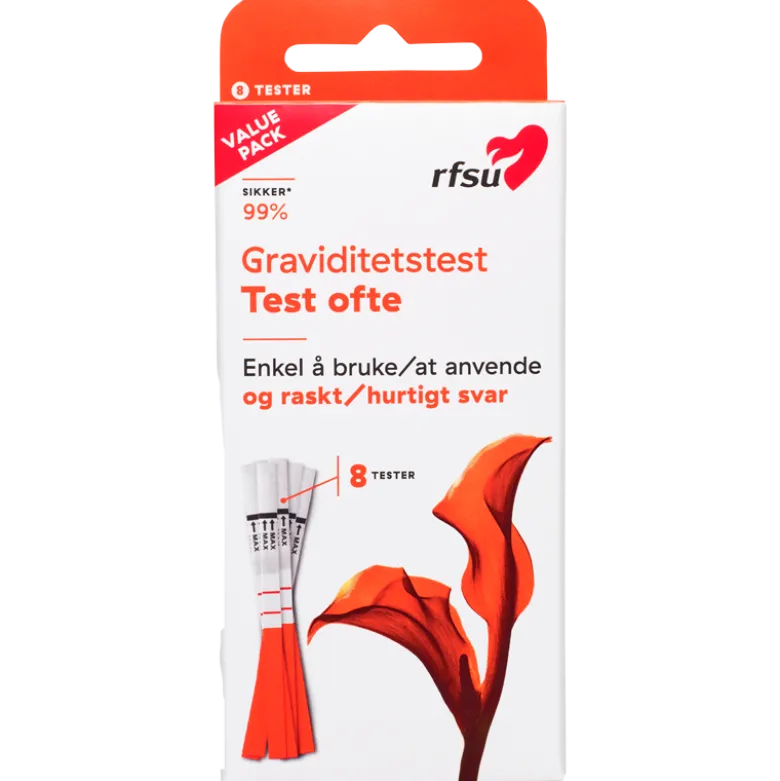 RFSU Graviditetstest Test Ofte (8 stk)