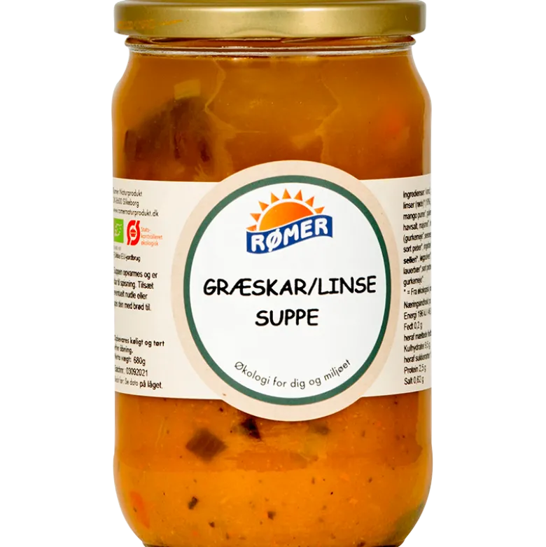 Rømer Græskar/Linse Suppe Ø (680 gr)