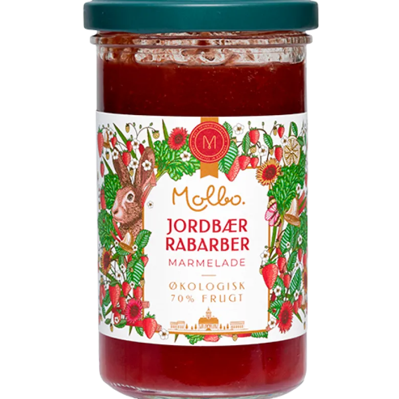 Rømer Jordbær & Rabarber Marmelade Ø (290 g)