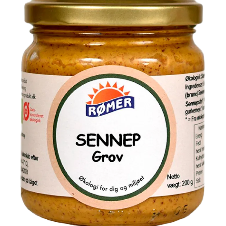 Rømer Sennep Grov Ø (200 g)