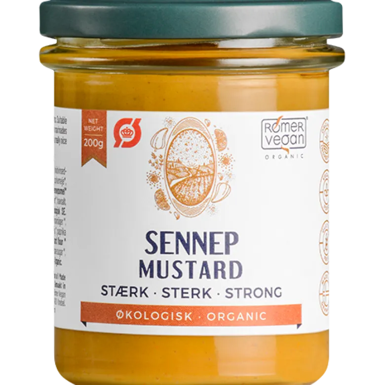 Rømer Sennep Stærk Ø (200 g)