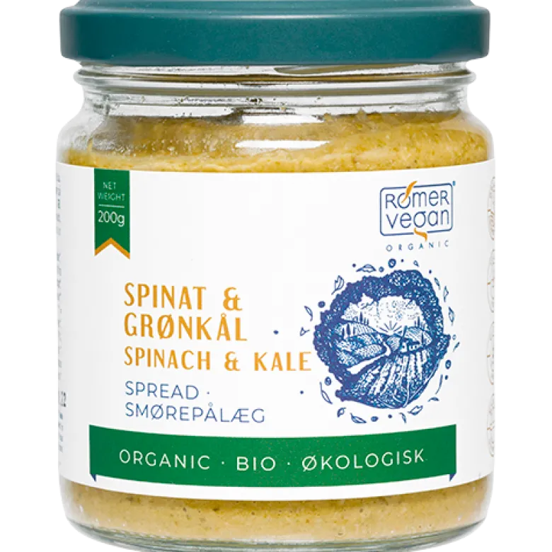 Rømer Smørepålæg Grønkål & Spinat Spread Ø (200 g)