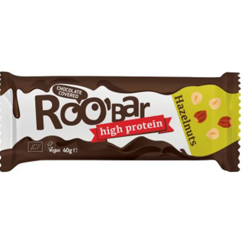 Roobar Protein Choko Hasselnød Ø (40 g)