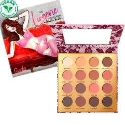 RUDE Cosmetics Lingerie Collection 16 Matte Eyeshadow Palette Romantic Night (1 stk)