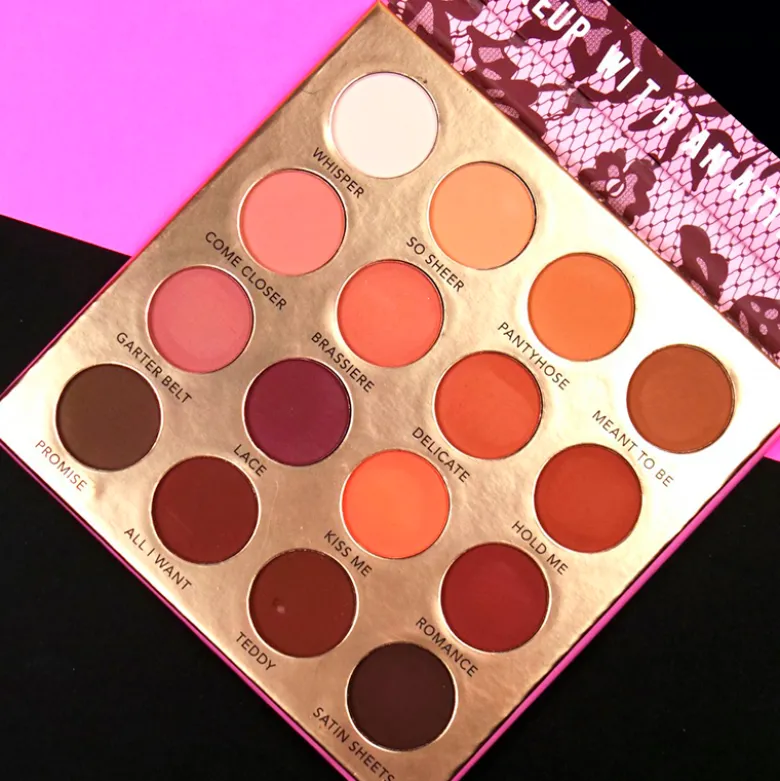 RUDE Cosmetics Lingerie Collection 16 Matte Eyeshadow Palette Romantic Night (1 stk)