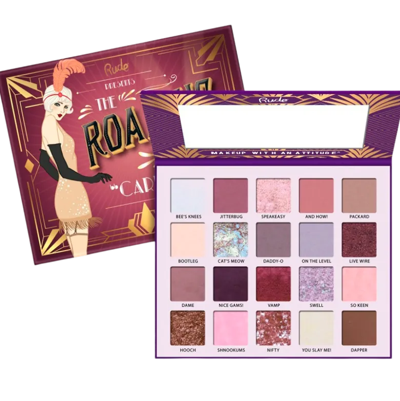 RUDE Cosmetics The Roaring 20s 20 Eyeshadow Palette Carefree (1 stk)