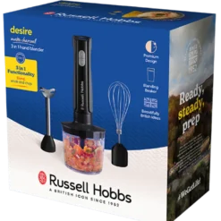 Russell Hobbs Desire Matte Charcole 3-in-1 Hand Blender (1 stk)