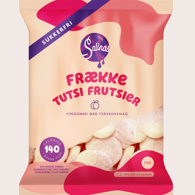 Salinas Slik Frække Tutsi Frutsier (70 g)