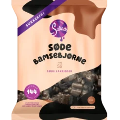 Salinas Slik Søde Bamsebjørne Lakrids (70 g)