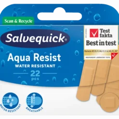 Salvekvick vandskyende plaster - 22 stk