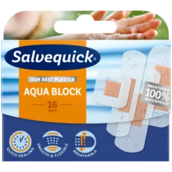 Salvequick Aqua Block Plaster (16 stk)