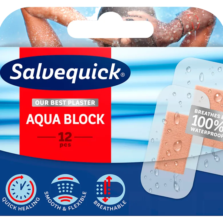 Salvequick Aqua Block (12 stk)