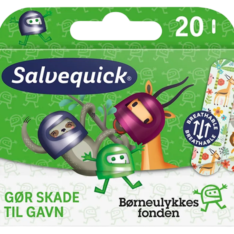 Salvequick Børneulykkesfonden Plastre (20 stk)