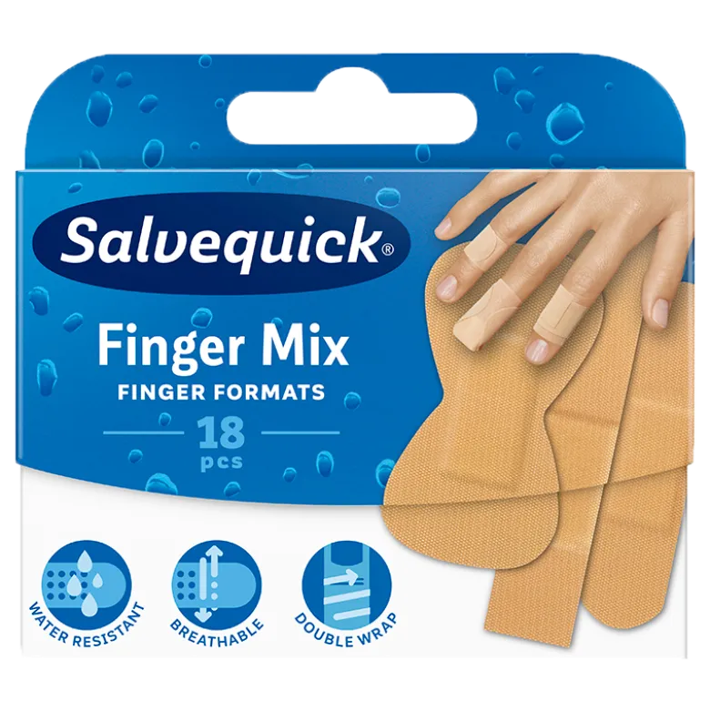 Salvequick FInger Mix (18 stk)
