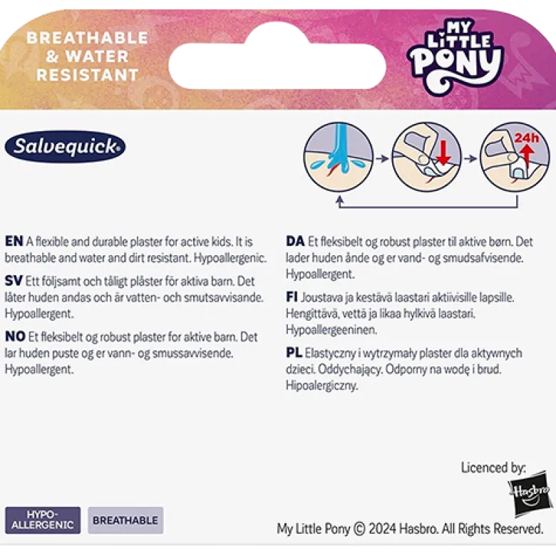 Salvequick My Little Pony Plastre (20 stk)