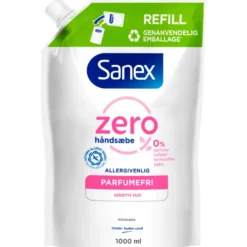 Sanex Zero % Flydende Håndsæbe Refill (1000 ml)