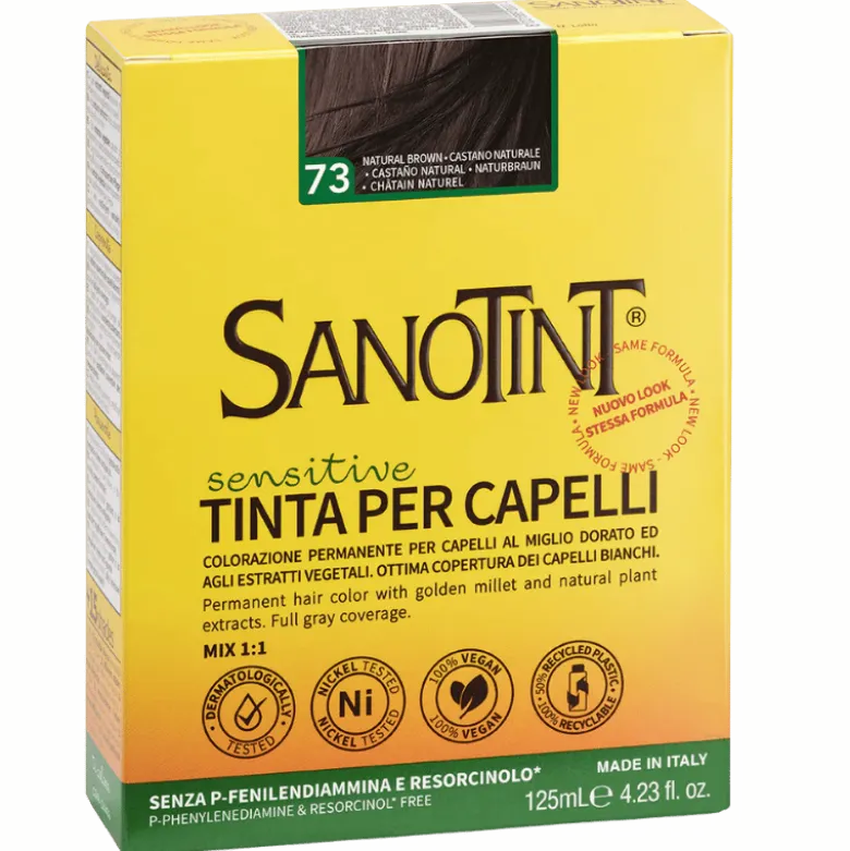 Sanotint 73 hårfarve light Natur brun 80 ml.