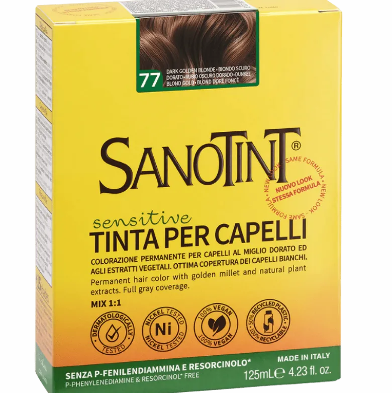 Sanotint 77 Hårfarve Sensitive Mørk Gylden Blond (1 Stk)