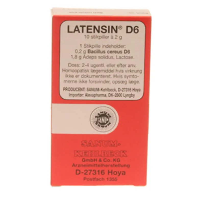 SANUM Latensin D6 Stikpiller (10 stk)