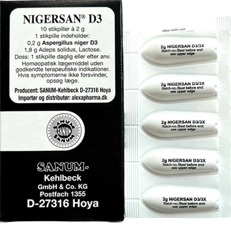 SANUM Nigersan Stikpiller D3 (10 stk)