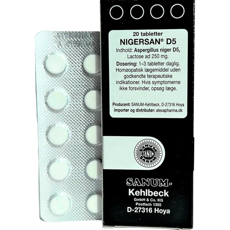 SANUM Nigersan Tabletter D5 (20 stk)