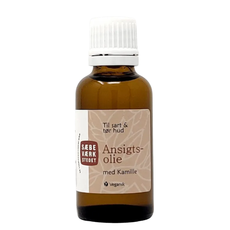 Sæbeværkstedet Ansigtsolie m. Kamille (30 ml)