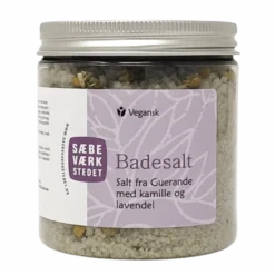 Sæbeværkstedet Badesalt Kamille Og Lavendel (200 gr)