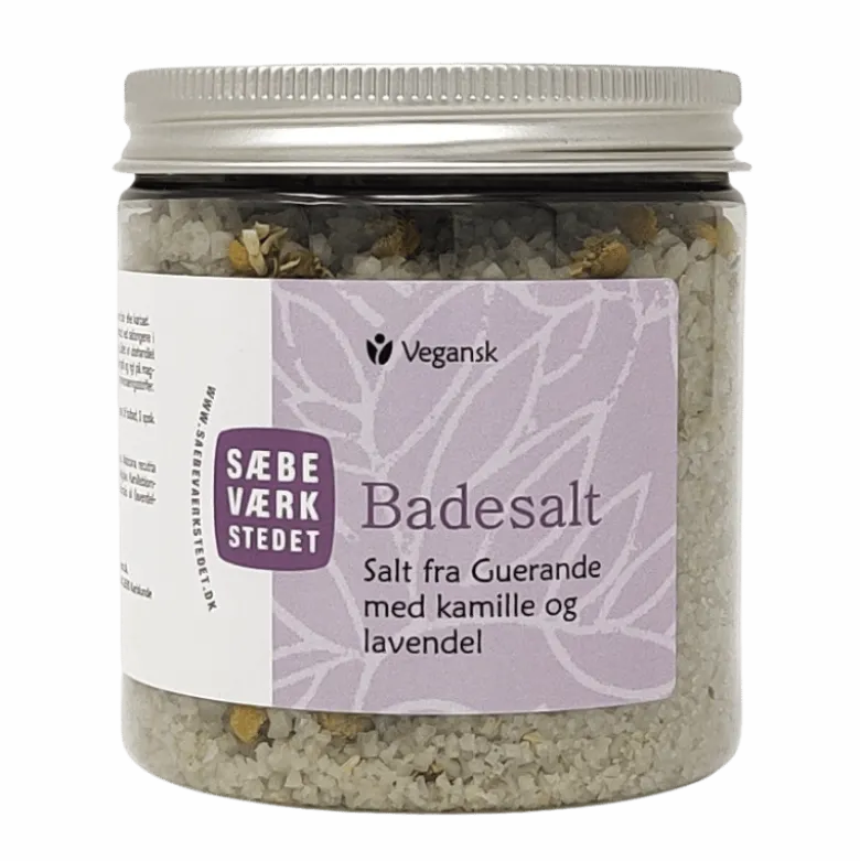 Sæbeværkstedet Badesalt Kamille Og Lavendel (200 gr)