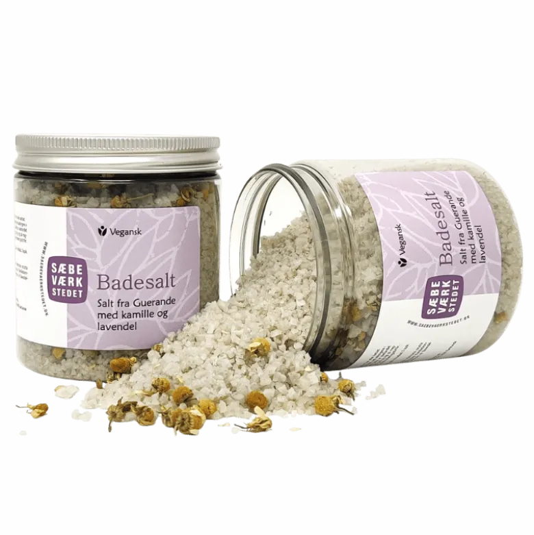Sæbeværkstedet Badesalt Kamille Og Lavendel (200 gr)