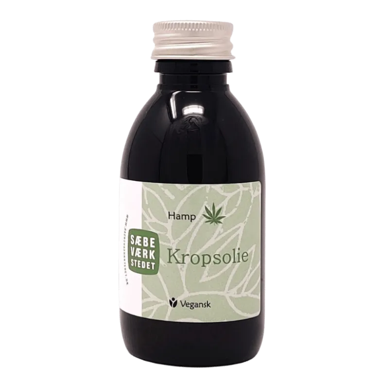 Sæbeværkstedet Kropsolie med hamp (150 ml)