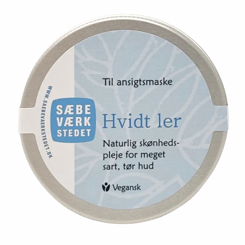 Sæbeværkstedet Ler Til Ansigtsmaske Hvidt (50 gr)