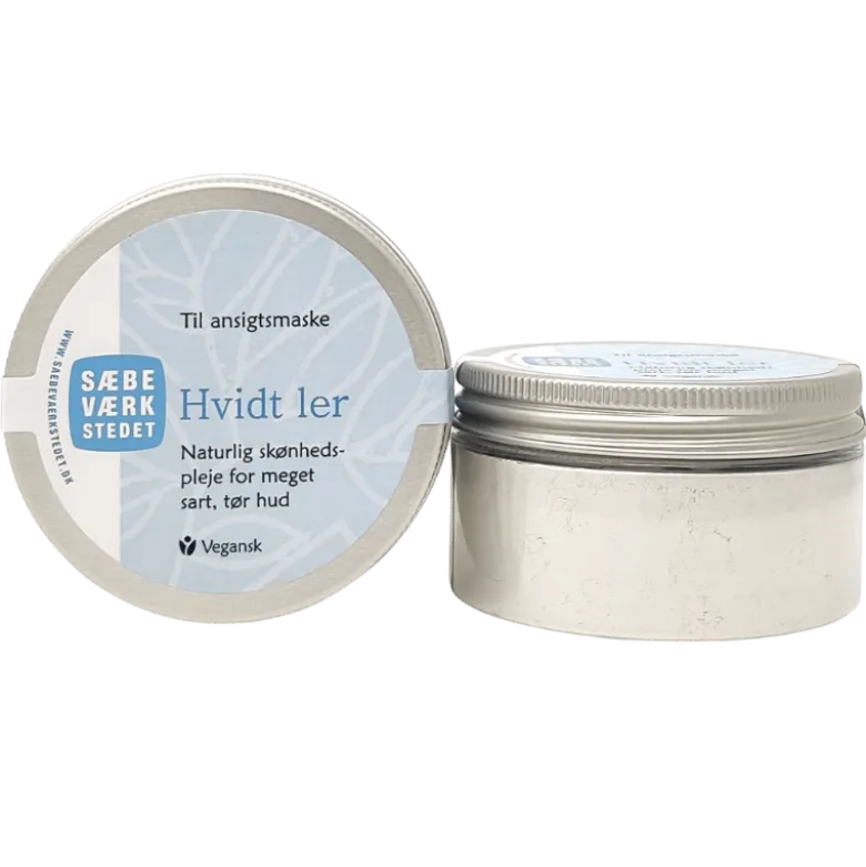 Sæbeværkstedet Ler Til Ansigtsmaske Hvidt (50 gr)