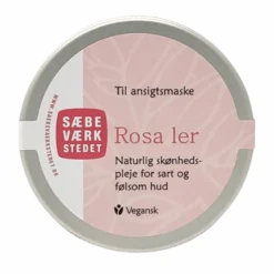 Sæbeværkstedet Rosa Ler til Ansigtsmaske (50 gr)