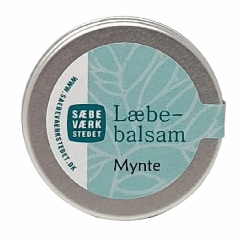 Sæbeværkstedets Læbebalsam Mynte (14 gr)