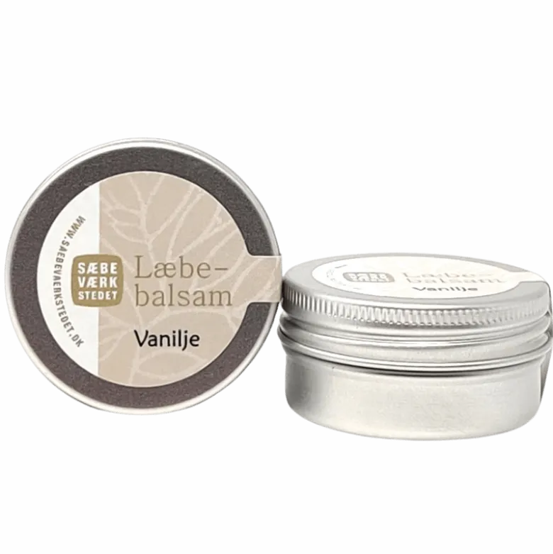 Sæbeværkstedets Læbebalsam Vanille (14 gr)