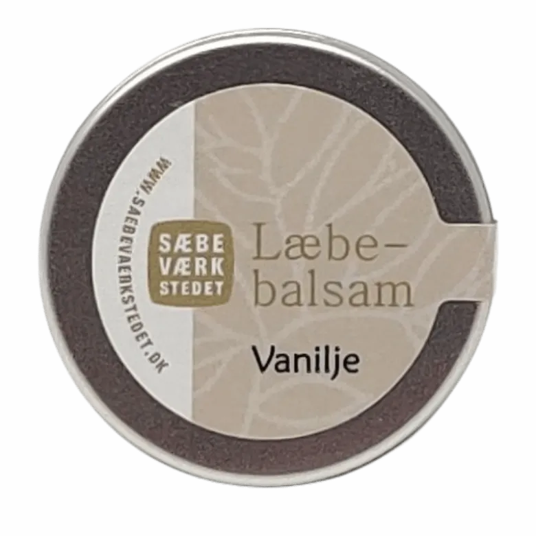 Sæbeværkstedets Læbebalsam Vanille (14 gr)