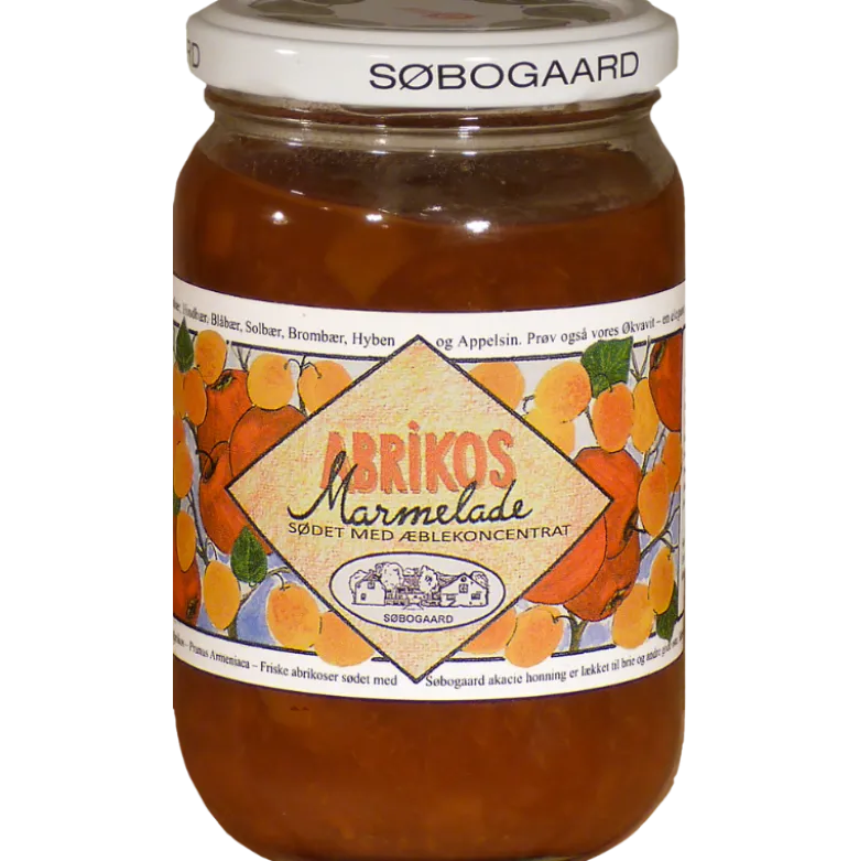 Søbogaard Abrikos Marmelade Æblesødet Ø (390 g)
