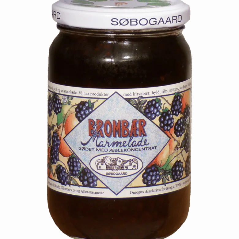 Søbogaard Brombær Marmelade Æblesødet Ø (390 g)