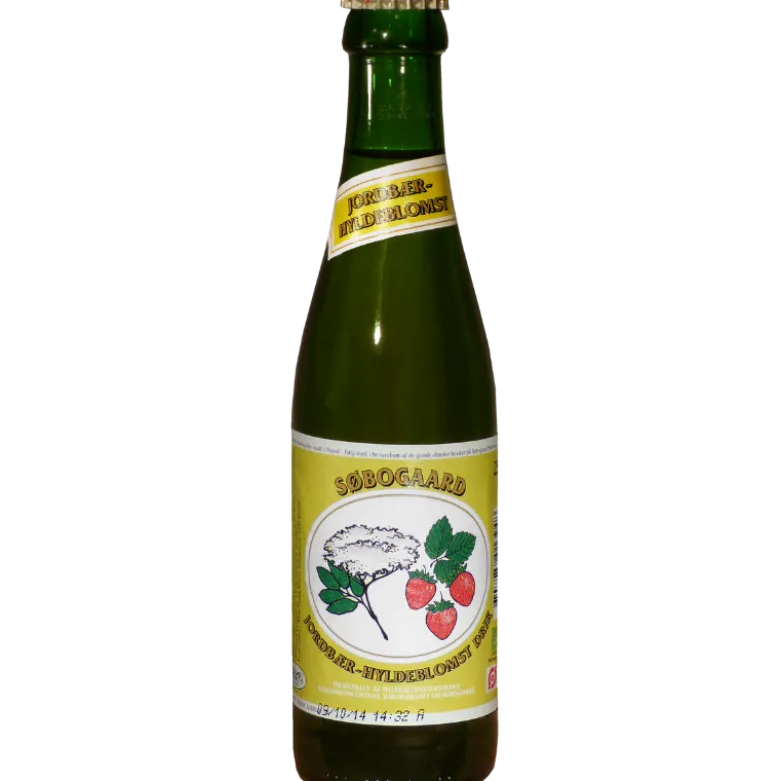 Søbogaard Jordbær-Hyldeblomstdrik Ø (25 cl)