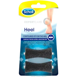 Scholl ExpertCare Elektronisk Fodfil Hæl Refill (2 stk)