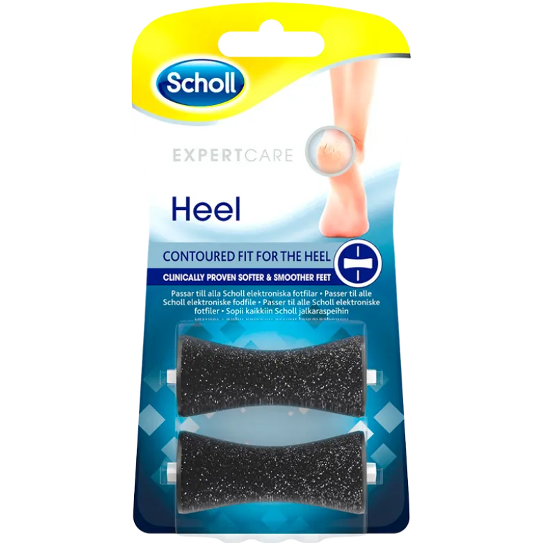 Scholl ExpertCare Elektronisk Fodfil Hæl Refill (2 stk)