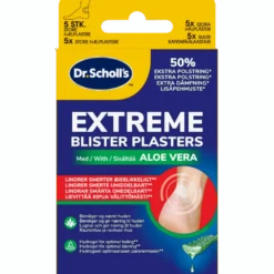 Scholl Extreme Blister Plasters with Aloe Vera (5 stk)
