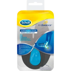 Scholl In-Balance Smertelindrende Indlægssål Hæl, M: Str. 40-42 (2 stk)