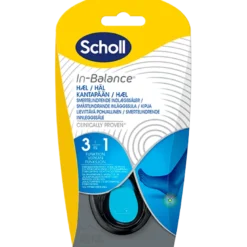 Scholl In-Balance Smertelindrende Indlægssål Hæl, S: Str 37-39,5 (2 stk)