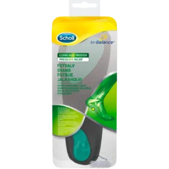 Scholl In-Balance Smertelindrende Indlægssål Svang, L: Str. 42,5-45 (2 stk)