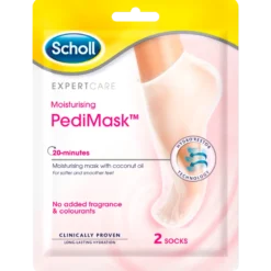 Scholl PediMask Coconut 0% Parfume (2 stk)