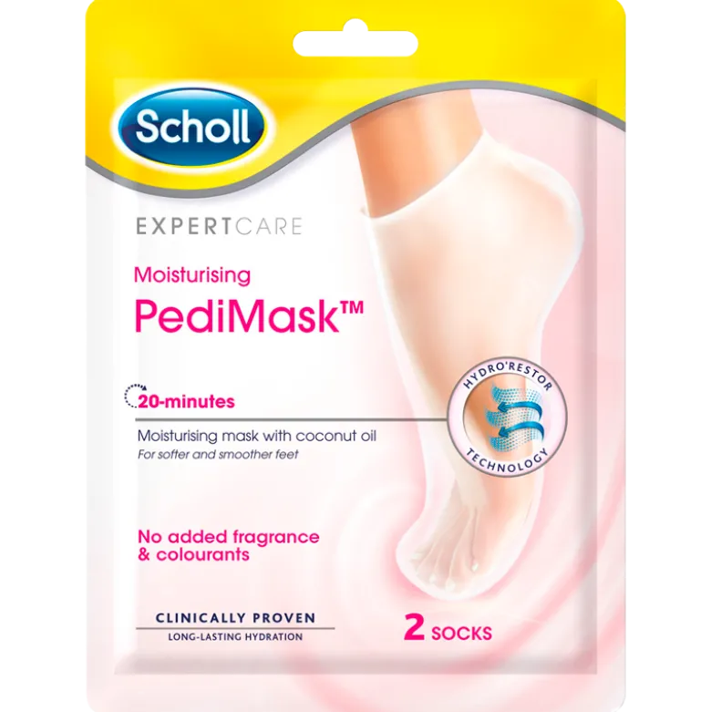 Scholl PediMask Coconut 0% Parfume (2 stk)