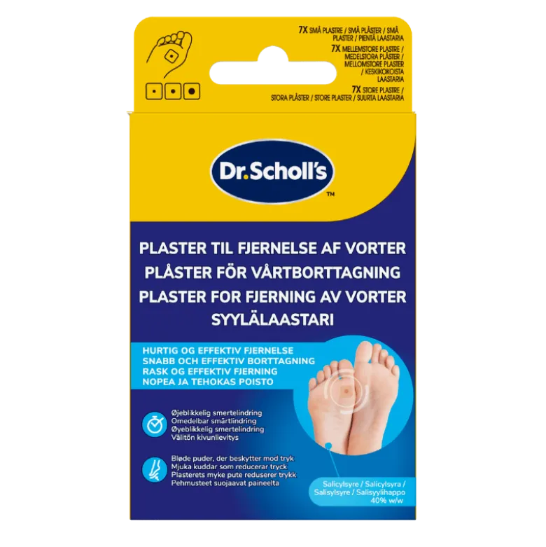 Scholl Wart & Verruca Removal Plasters (7 stk)