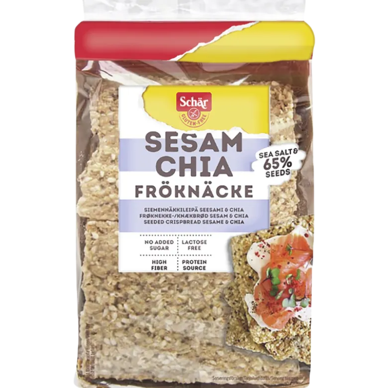 Schär Knækbrød Sesam & Chia Glutenfri (170 g)